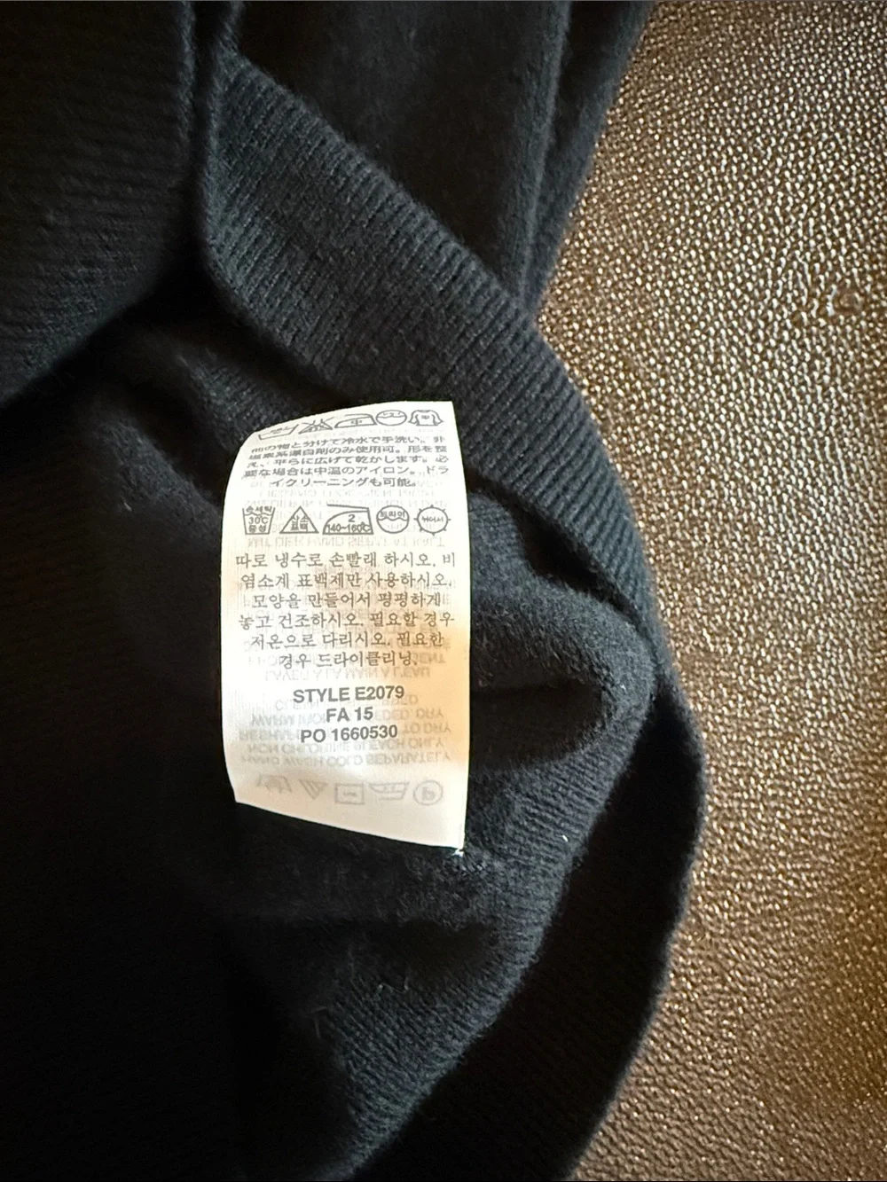 J. Crew Black Cashmere Turtleneck Slimfit Classic Sweater size XS